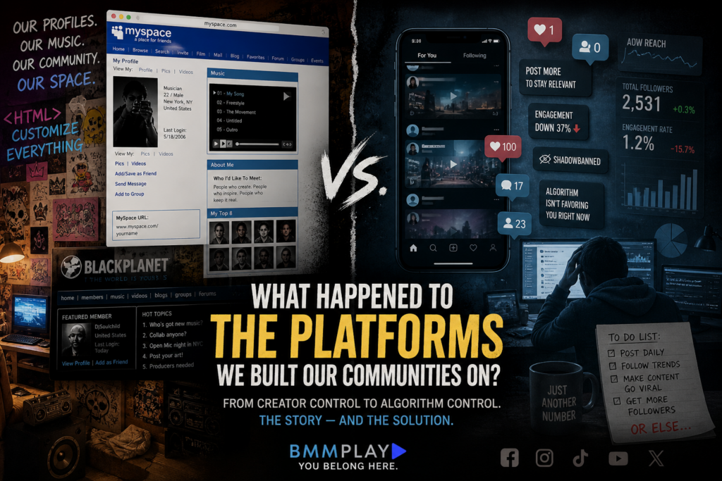 Myspace , Blackplanet , Tumblr, What Happened to the Platforms We Built Our Communities On?
