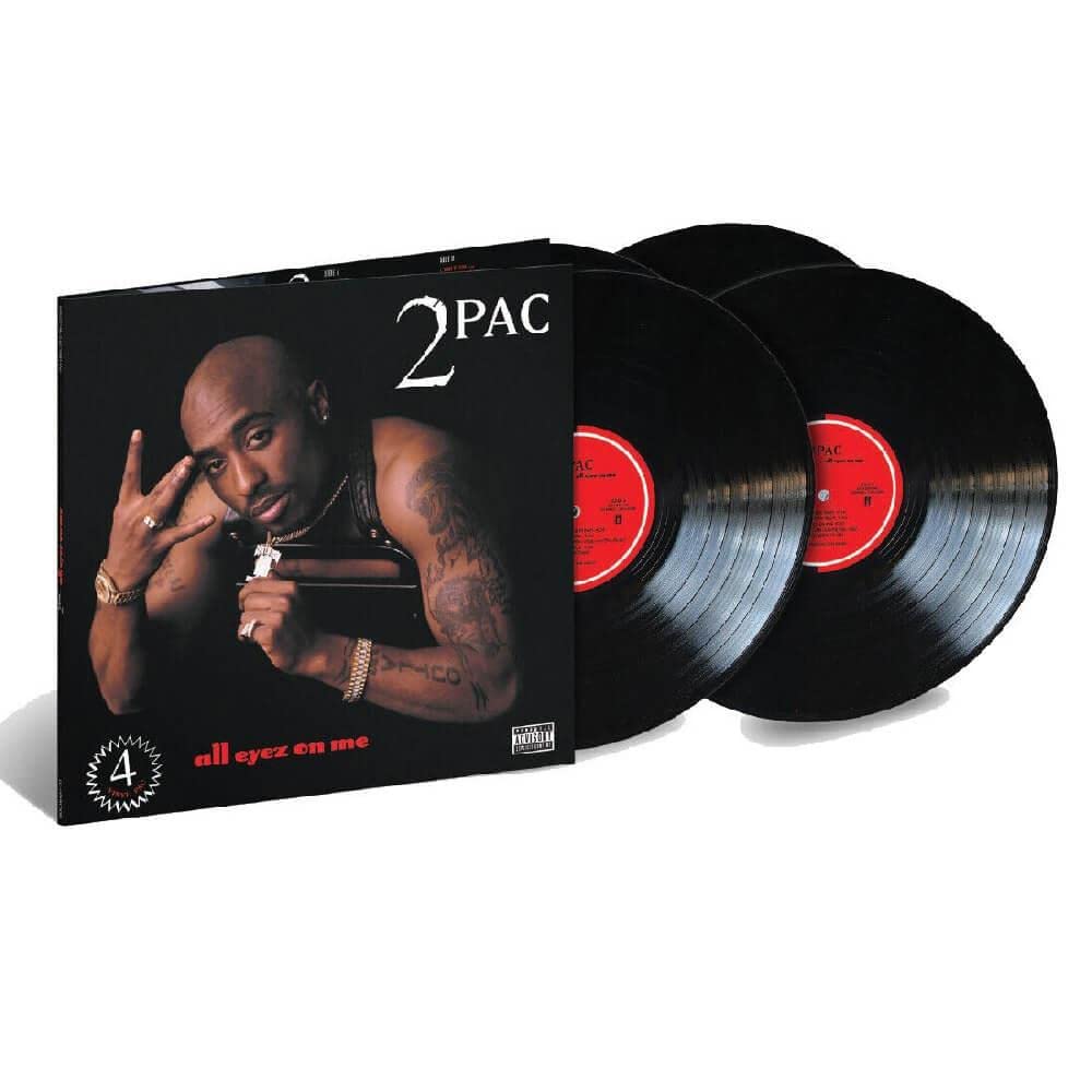 Tupac All Eyez On Me 4 LP Vinyl