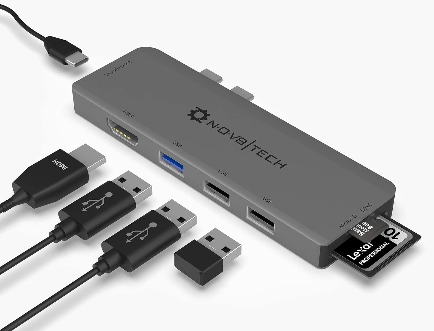 7-in-2 USB-C Multiport Adapter for MacBook Pro and Air