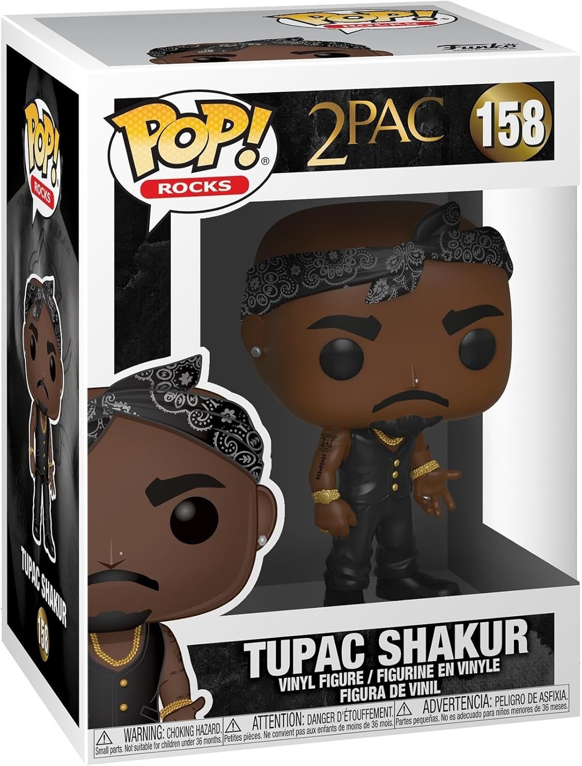 Funko Pop Rocks: Tupac Vest with Bandana