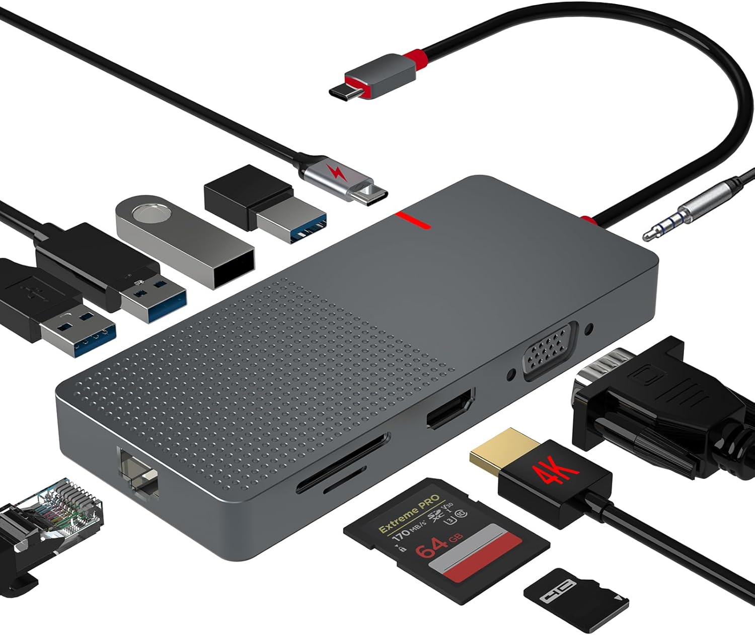 ANYPLUS USB C Docking Station Dual Monitor