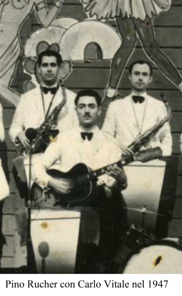 Pino Rucher with the Vitale Orchestra