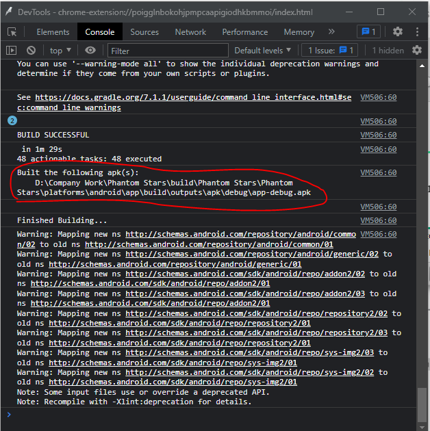 Forum topic: How to build .apk in Visual Novel Maker Engine