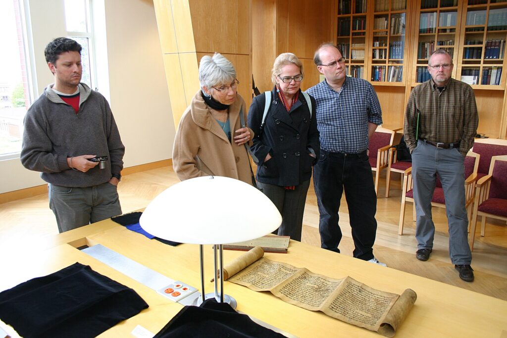 Community members gathered for a special glimpse of the McDonald Rare Book Collection at OSU