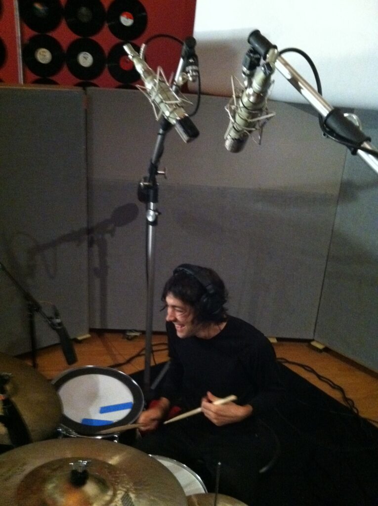 Tony Cupito @ a recording session January 2012