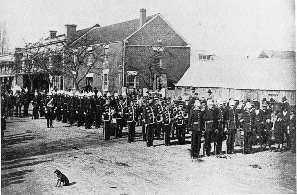 Volunteer Parade Gurwood Street 1880s RW2893.2