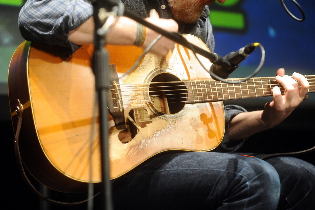Glen Hansard’s guitar