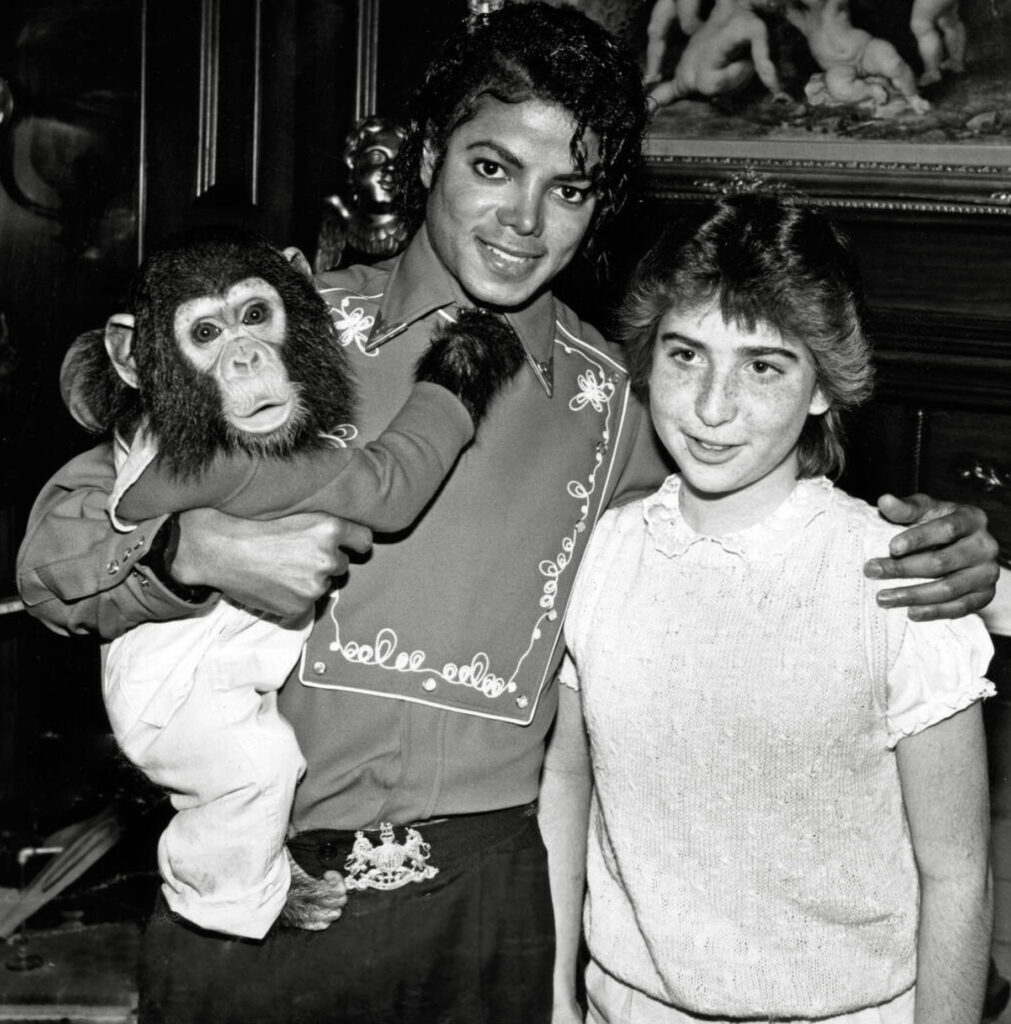 Michael Jackson with Donna Ashlock in 1986