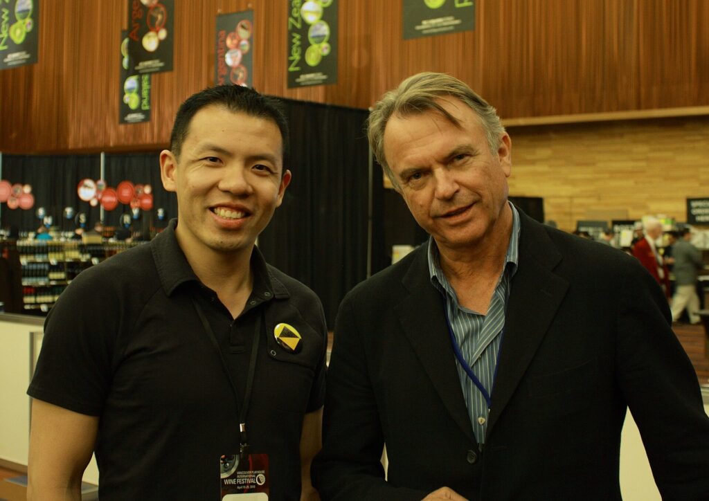 Sam Neill at the 2010 Vancouver Olympics